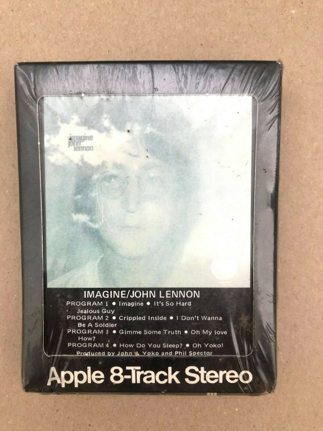SEALED, John Lennon &acirc;��&acirc;�� Imagine 8XW 3379, 8-Track Cartridge, MEGA RARE