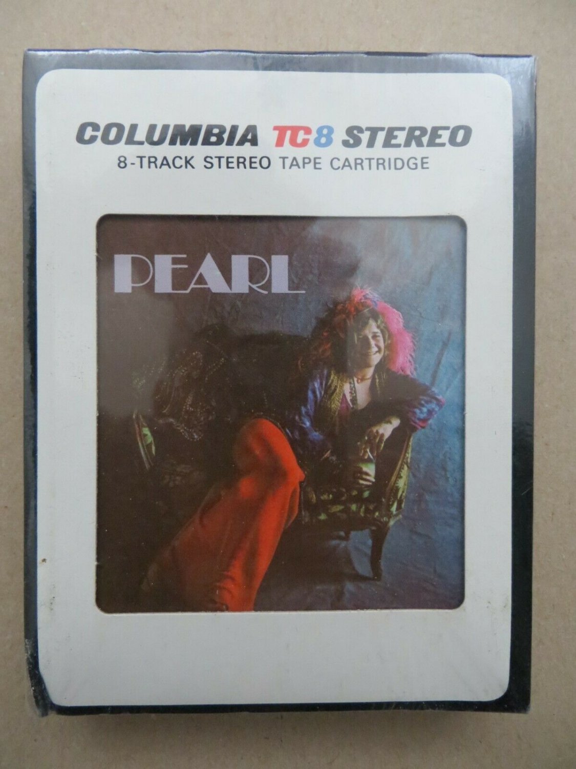 SEALED, Janis Joplin &acirc;��&acirc;�� Pearl CA 30322, 8-Track Cartridge, Orange Case, US, 1971