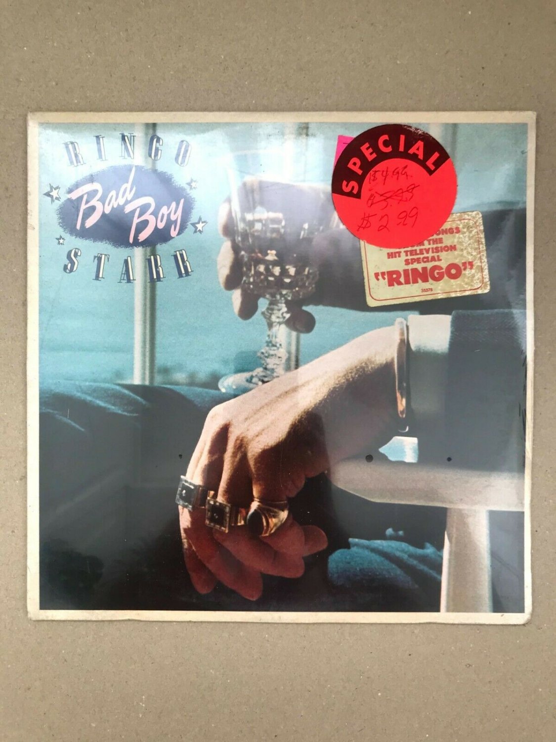 SEALED, Ringo Starr &acirc;��&acirc;�� Bad Boy JR 35378, RARE 3 hype stickers, US, 1978