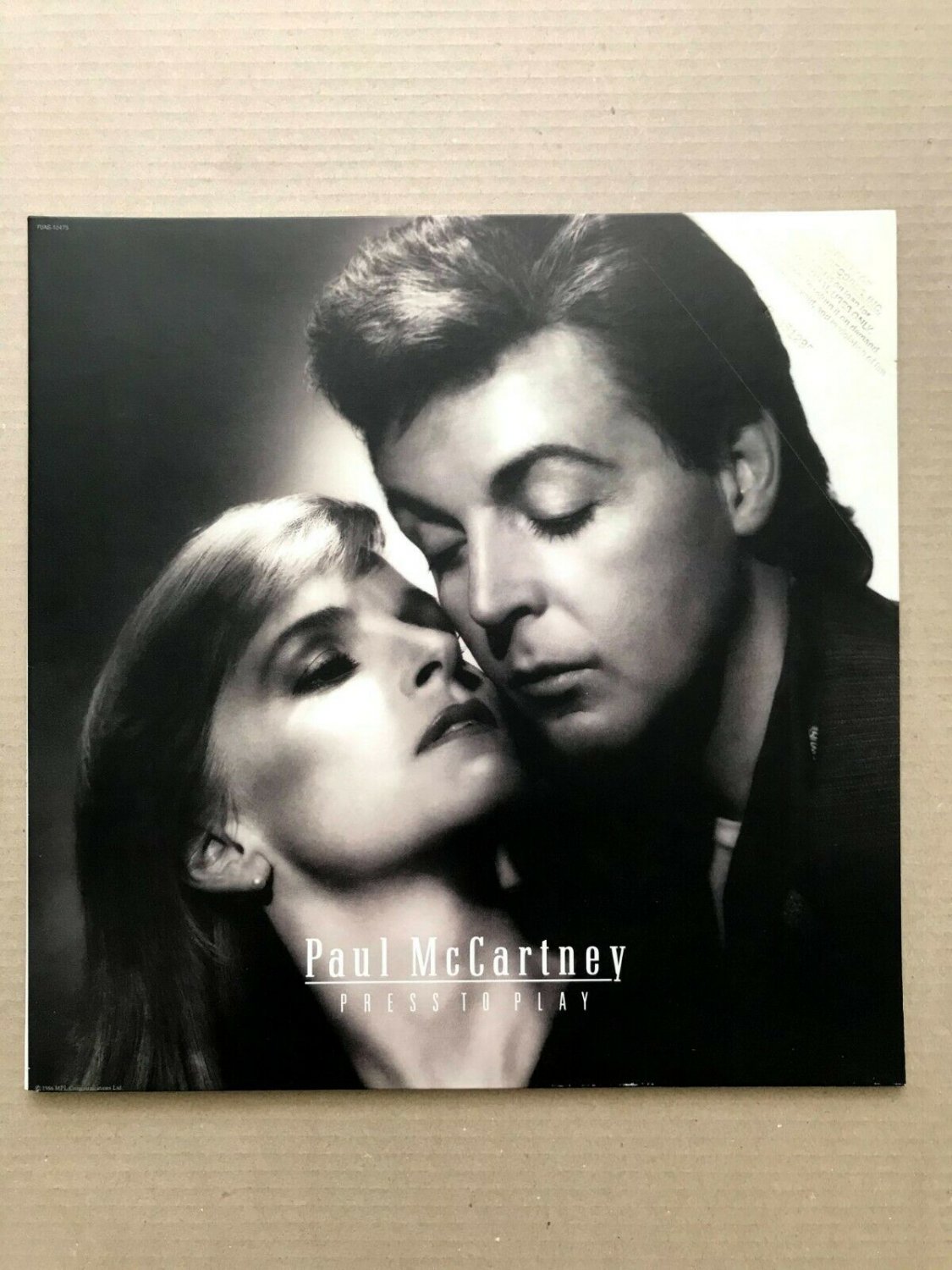 Paul McCartney &acirc;��&acirc;�� Press To Play PJAS-12475, Promo Stamp, US, 1986