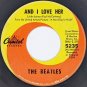 The Beatles - And I Love Her / If I Fell 5235, 7", 45 RPM, Single, US, 1964