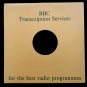 Top Of The Pops - 1087, BBC Transcription, fully laminated cue sheets, UK, 1985