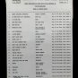 Top Of The Pops-1103, BBC Transcription, fully laminated cue sheets, UK, 1985