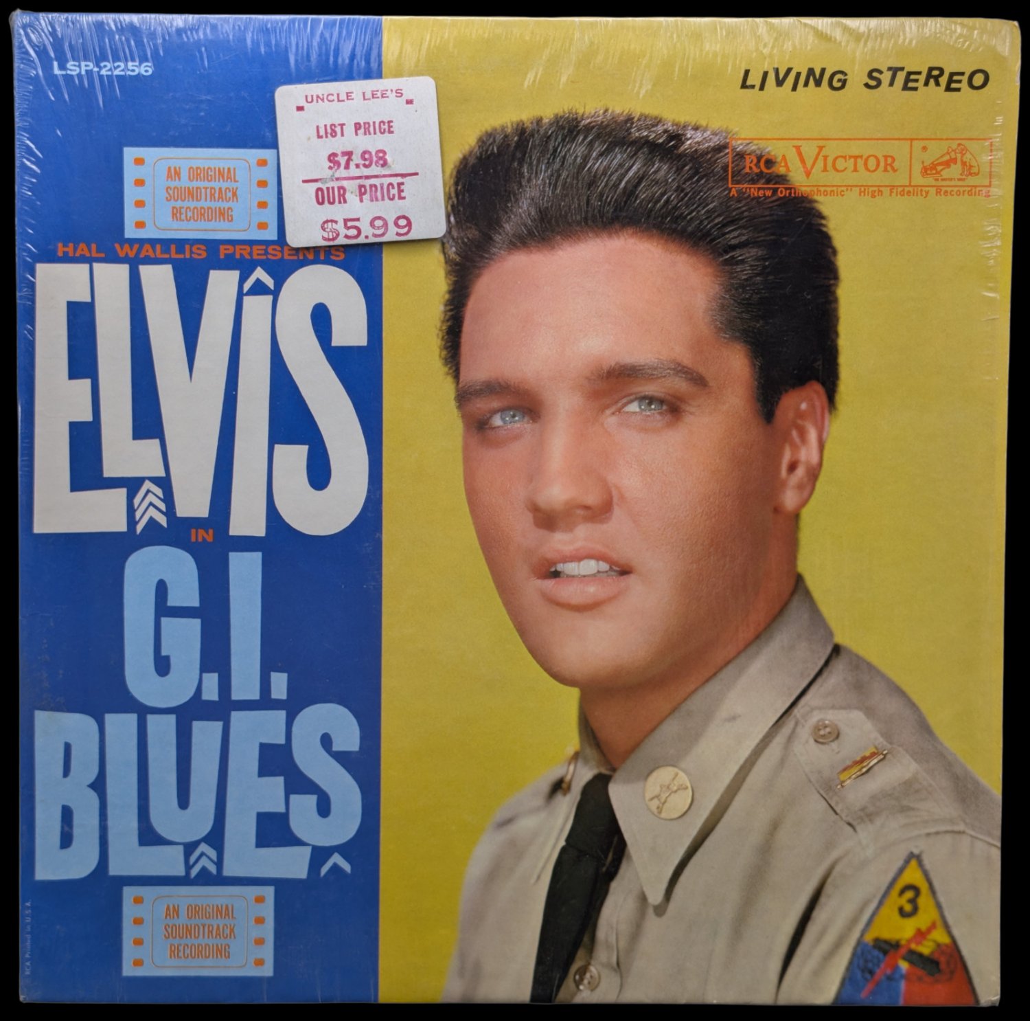 Elvis Presley &acirc;�� G. I. Blues LSP-2256, Stereo, Indianapolis Pressing, US, 1969-70