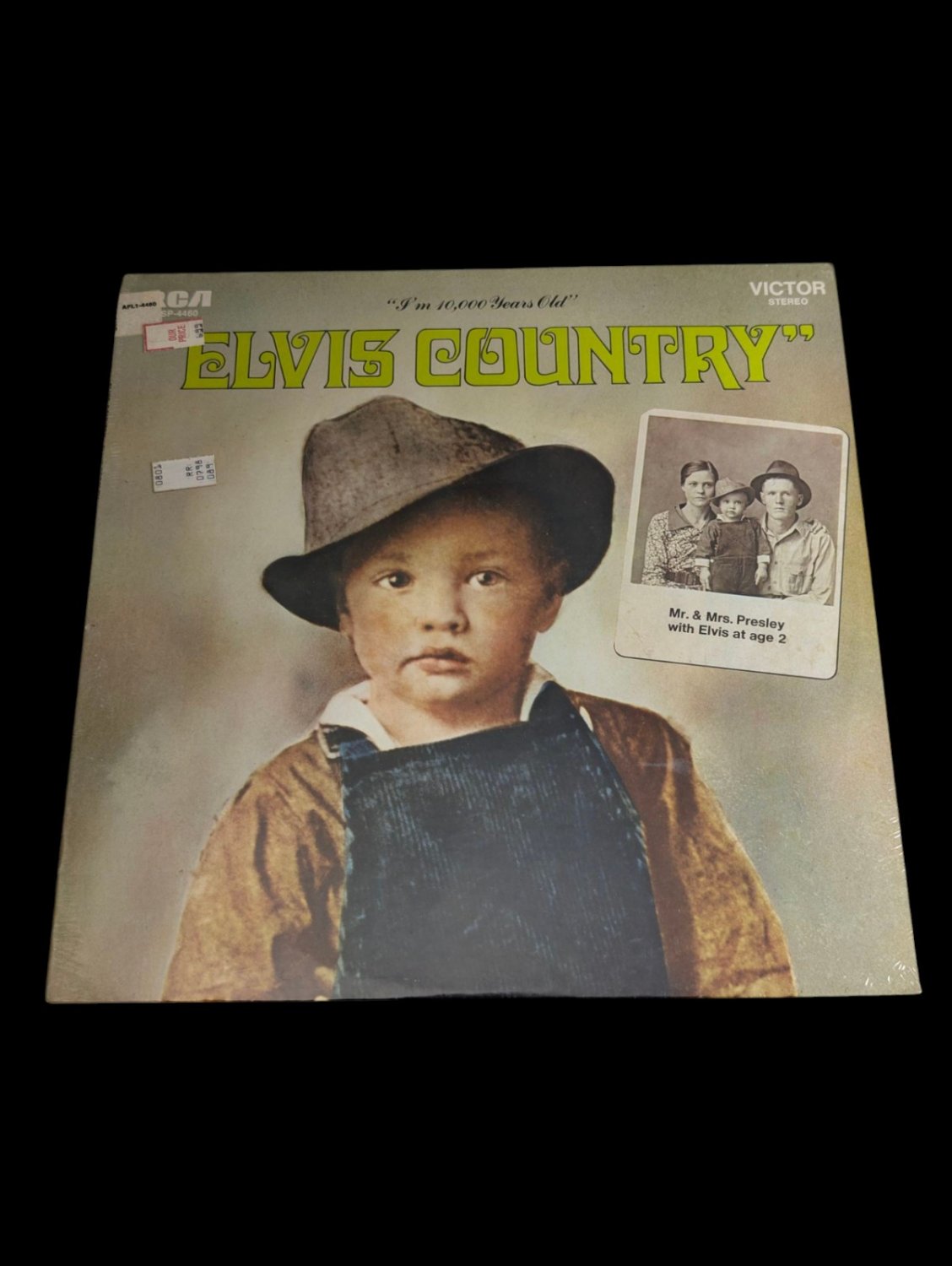 SEALED, Elvis Presley &acirc;�� Elvis Country (I'm 10,000 Years Old) AFL1-4460, US, 1977