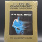 SEALED, Jeff Beck – Wired EAQ 33849, 8-Track Cartridge, Quadraphonic, US, 1976