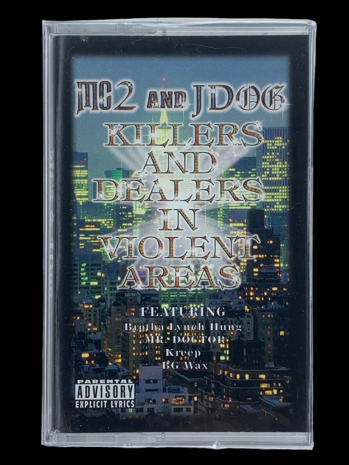 SEALED, MC2 And JDog &acirc;�� Killers And Dealers In Violent Areas, cassette, US, 1999