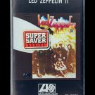 SEALED, Led Zeppelin II CS 19127, Reissue, audio cassette, Sticker, US, 1970's