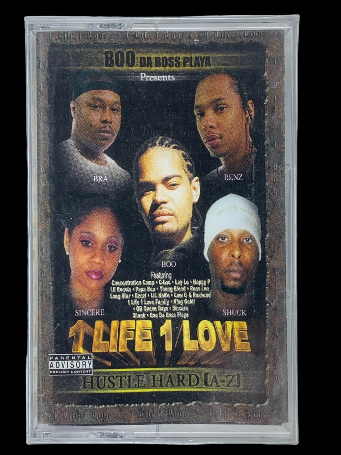 SEALED, 1 Life 1 Love &acirc;��&acirc;�� Hustle Hard (A-Z) 1HH-7903, audio cassette, US, 2001