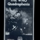 SEALED, The Who – Quadrophenia, Club Edition, audio cassette, SCARCE, US, 1988