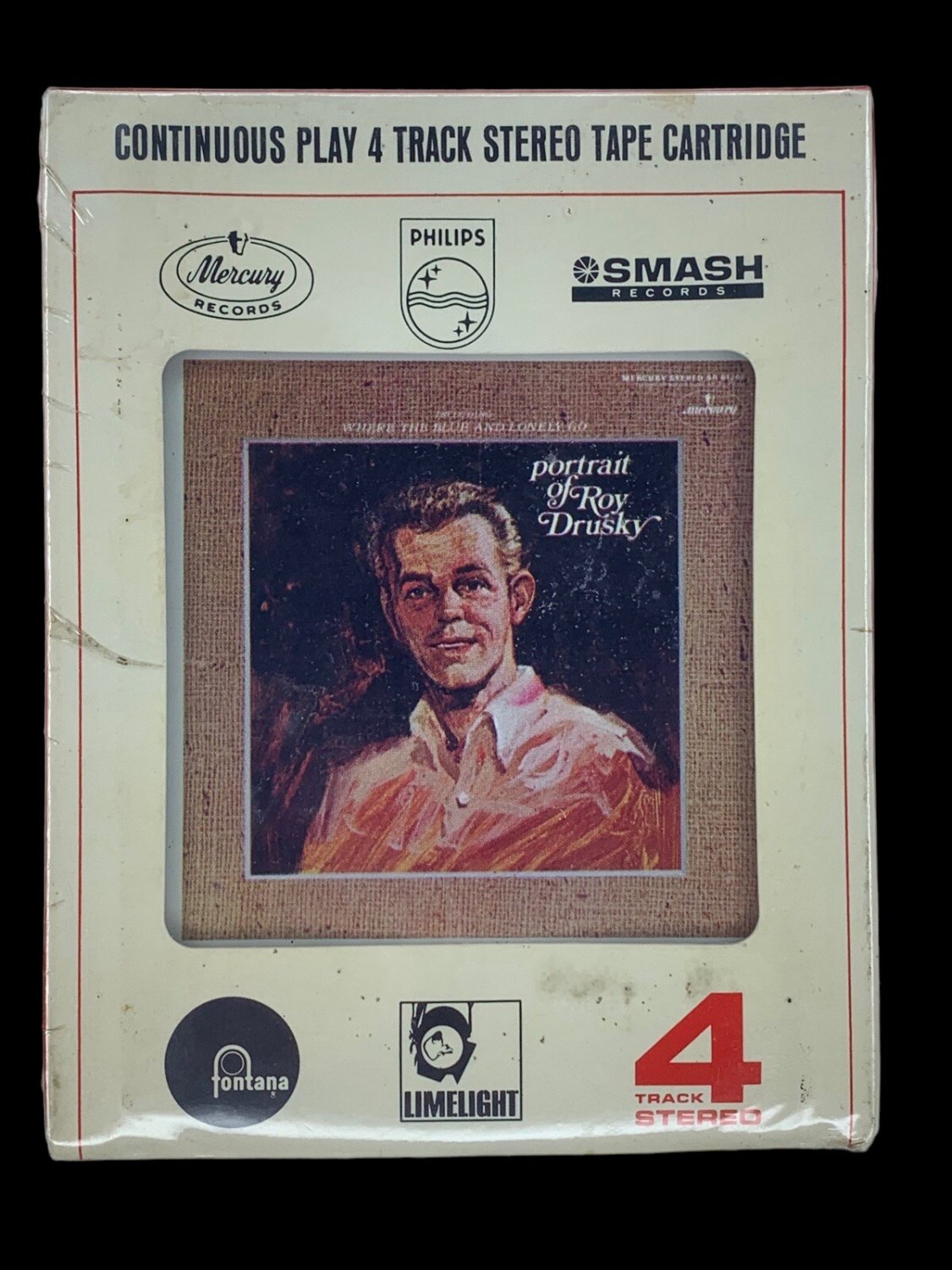 SEALED, Roy Drusky &acirc;��&acirc;�� Portrait Of Roy Drusky, 4-Track Cartridge, US, 1969