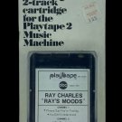 SEALED, Ray Charles - Ray's Moods, Playtape, 2-Track Cartridge, US, 1966