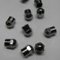 10 Chrome Plated Plastic Rounded Head Tire Air Pressure Valve Stem Caps