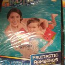 New Fruitastic Strawberry Floaties Armband Floats Ages 3-6 ships from