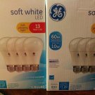 Lot of 2 boxes GE LED 60W 10W SOFT WHITE DIMMABLE  LIGHT BULB 4 Pack