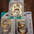 NEW Lot of 3 Closet Pole Socket Sets Pole Holder up to 1-3/8" Best on line price