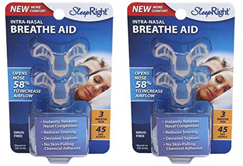 SleepRight Intra-Nasal Breathe Aids Breathing Aids for Sleep Nasal ...