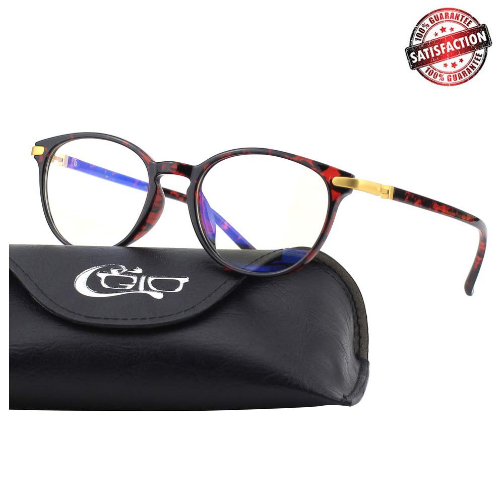 CGID CT32 Premium TR90 Frame Blue Light Blocking Glasses,Anti Glare Fatigue Blocking Headaches Eye S
