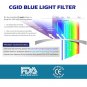 CGID CT32 Premium TR90 Frame Blue Light Blocking Glasses,Anti Glare Fatigue Blocking Headaches Eye S
