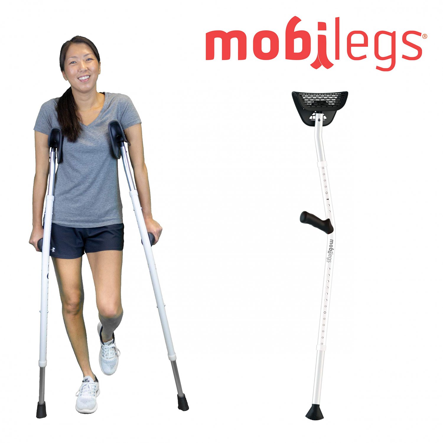 Mobilegs Ultra Crutches- 1 Pair