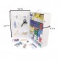Rapid Care First Aid 80099 4 Shelf All Purpose First Aid Kit Cabinet, Class A+, Exceeds OSHA/ANSI Z3