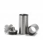 Cielo - Wide, Stainless Steel Keychain Pill Holder Extension Tube ~ Holds Large Capsules & Geltabs ~