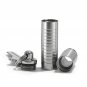 Cielo - Extra Tall Slim Stainless Steel Pill Case Keychain Pill Holder for Medicine, Allergy Pills,
