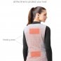 FITTOP Heated Vest Rechargeable Constant Temperature 5V/2A USB Powered Charging Waist Coat Unisex Pr