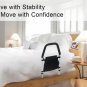 [Upgrades]IBAMA Foldable Bed Rail for Elderly Adults, Bedside Handrail Bedroom Safety Fall Preventio
