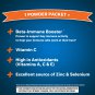 Airborne Plus Beta-Immune Booster Zesty Orange Powder Packets, Vitamin C Immune Support Supplement,