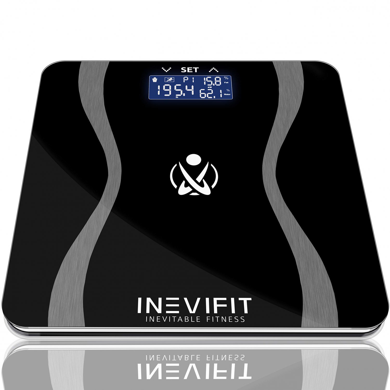INEVIFIT Body-Analyzer Scale, Highly Accurate Digital Bathroom Body Composition Analyzer, Measures W