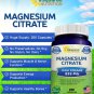 Pure Magnesium Citrate 833mg Supplement - 200 Veggie Capsules - Max Strength Vegan Mag Citrate Powde