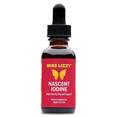 Miss Lizzy Thyroid Support Liquid Iodine Supplement Nascent Iodine