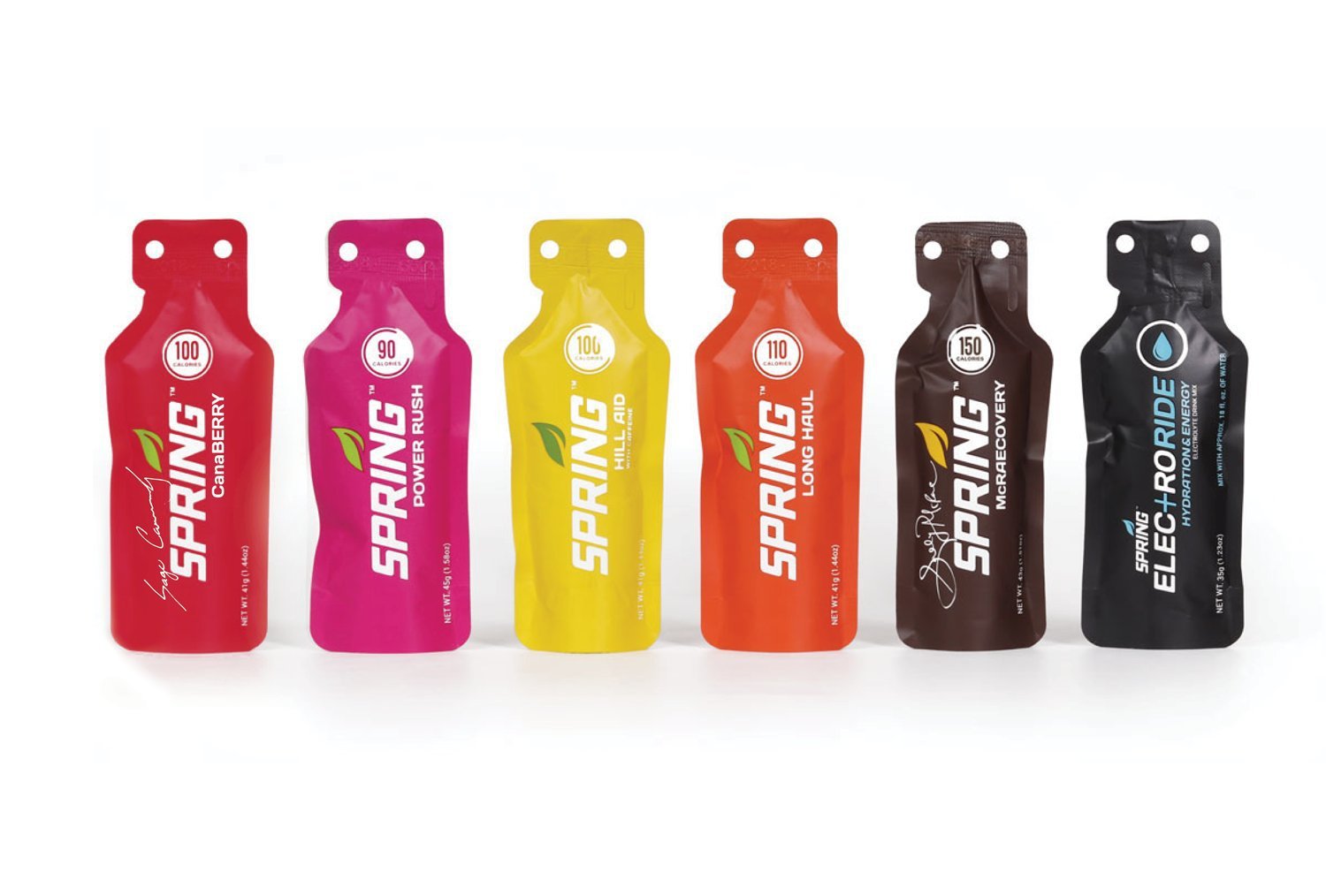 Spring Energy Gel - Variety Pack 12 Ct - Sports Nutrition Energy Gels for Runners