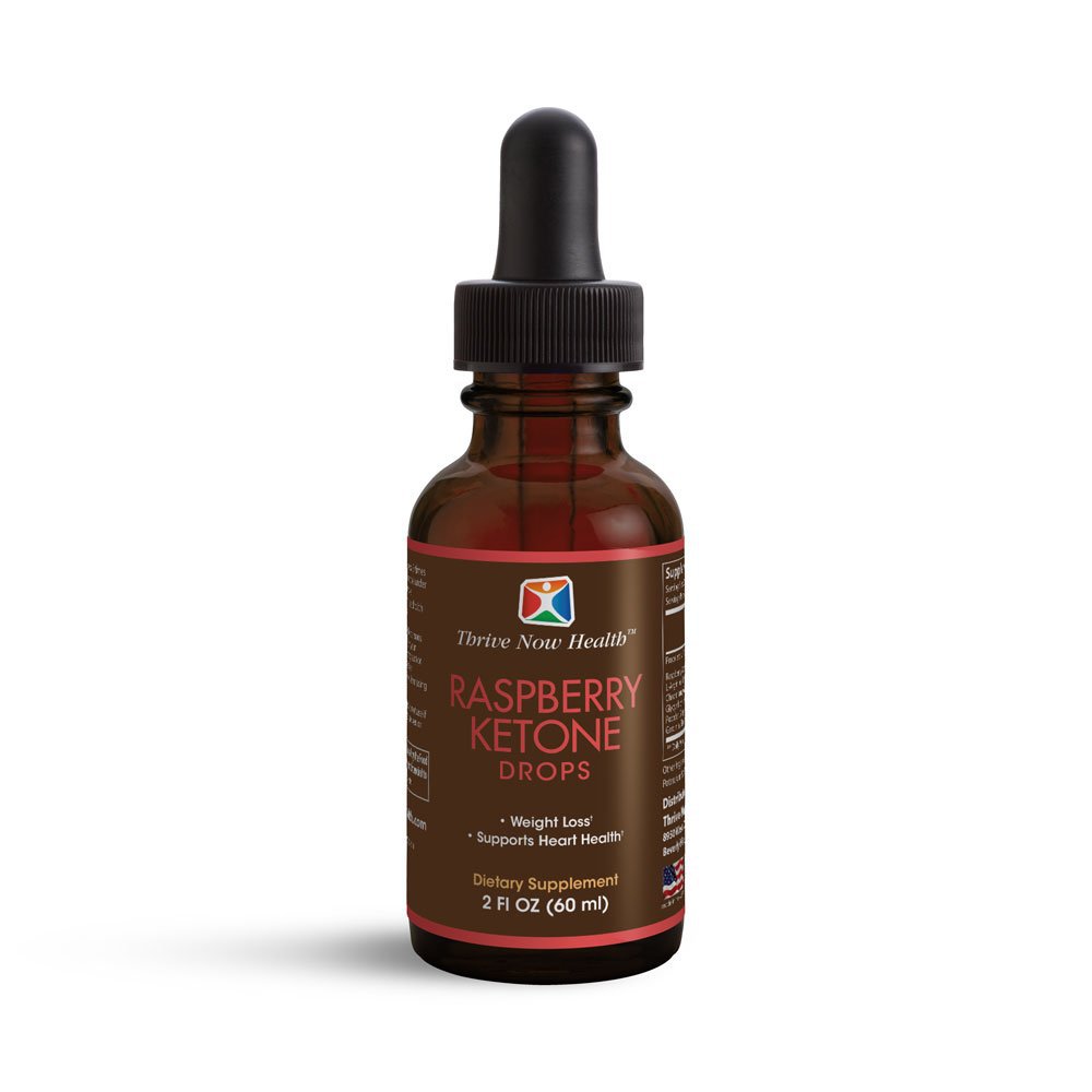 Thrive Now Health Raspberry Ketones Drops for Fast Natural Weight Loss