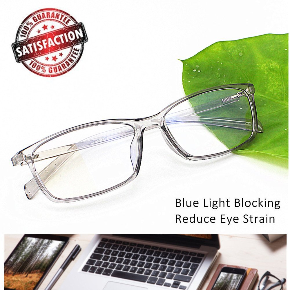 Reading Glasses 1.75 Blue Light Blocking Reader Gaming Screen Digital ...