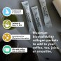 Collagen Peptides Powder Packets | 30 Individual Stick Packs | Grass-Fed Hydrolyzed Collagen Protein