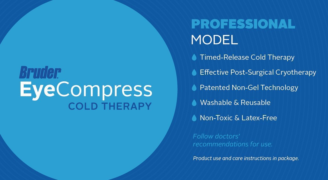 Bruder Cold Therapy Eye Compress Cold Treatment Mask Reduce