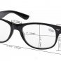 Blue Light Filter Classic Computer Reading Glasses(Black) +1.25