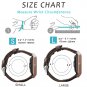 eseekgo Leather Band Compatible with Fitbit Blaze with Metal Frame, Classic Genuine Leather Band Sma