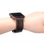 eseekgo Leather Band Compatible with Fitbit Blaze with Metal Frame, Classic Genuine Leather Band Sma