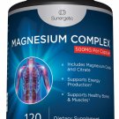 Premium Magnesium Citrate Capsules - Powerful 500mg Magnesium Oxide & Citrate Supplement - Helps Sup