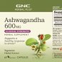 GNC Herbal Plus Ashwagandha 600mg, 60 Capsules, Supports a Healthy Response to Stress
