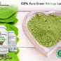 Moringa Oleifera 180 Capsules - Organic USDA Certified- Pure Green Leaf Powder Superfood Supplement