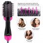Multifunctional hair dryer and volumizer, rotating hair brush, roller Comb styling, straightening