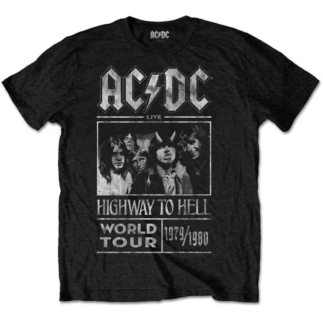 AC/DC Highway to Hell 1979/1980 Concert Tour Mens Womens T-Shirt