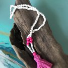 Wood Bead Tassel Necklace kids size