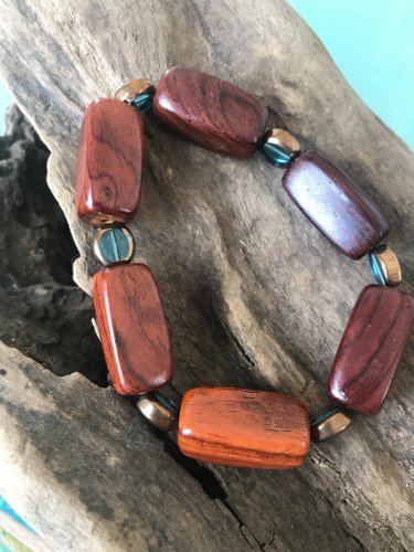 Wood Chunk Bracelet