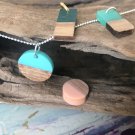 Wood and Resin Earrings