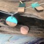 Wood and Resin Earrings